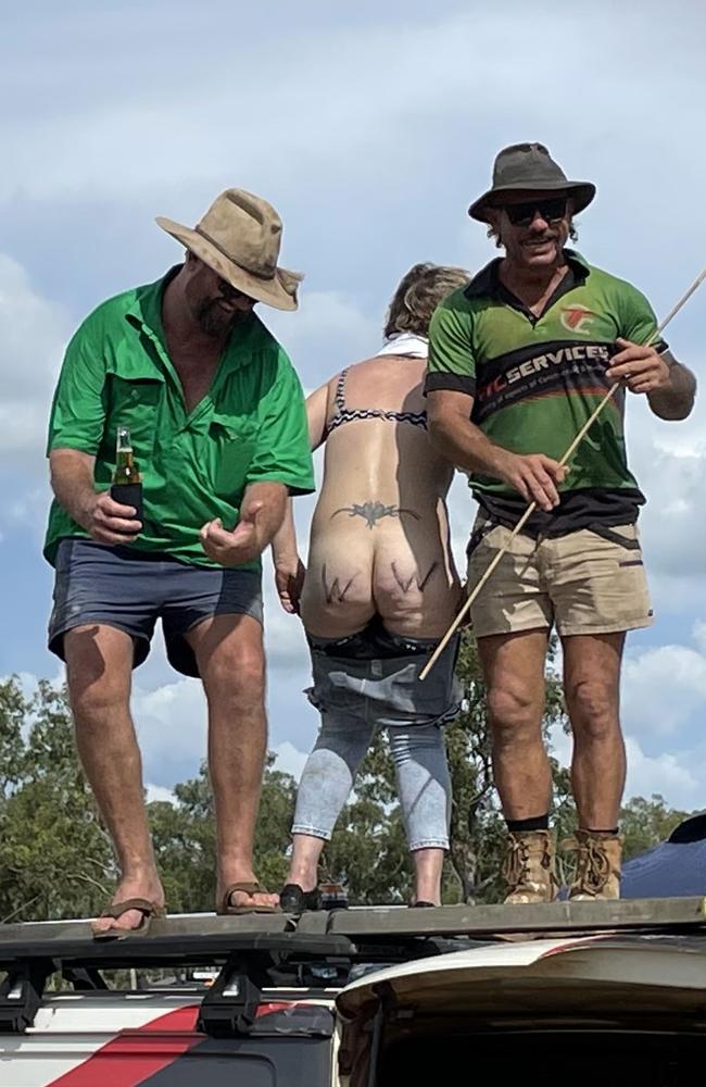 Mooning of the Ghan March 11, 2025. Picture: Thomas McLean