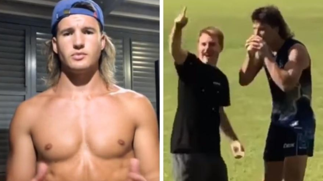 A Darwin-based footballer has reportedly received a two-week suspension for drinking alcohol during a match over the weekend.