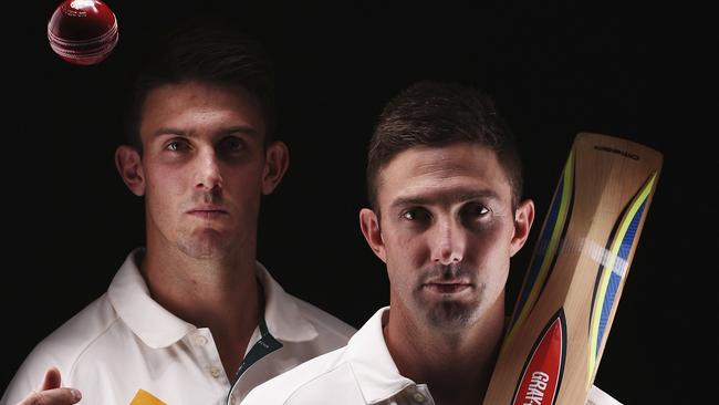 Lurking in the shadows: Mitch Marsh is poised to take his brother’s spot in the Ashes line-up.