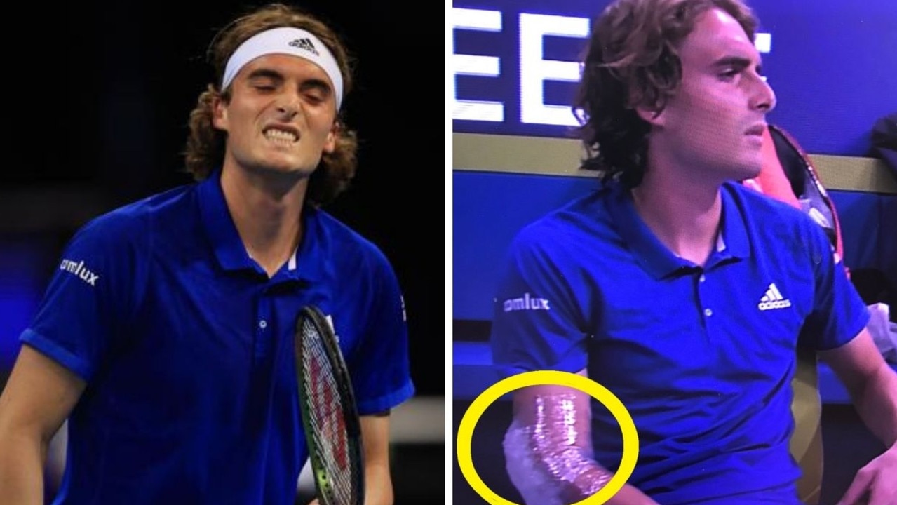Australian Open 22: Stefanos Tsitsipas’s bizarre call for ATP Cup elbow injury amid Australian Open scare, Greece v Poland, tennis news