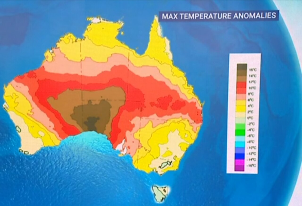 Temperatures could soar up to 15C above average on Friday. Picture: Sky News.