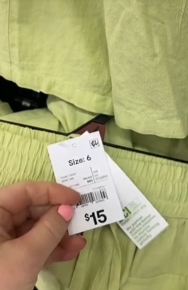 While the price tag was a ticketing ‘mistake’ it sparked a wider conversation about retailers and pricing of plus sized clothing. Picture: Supplied