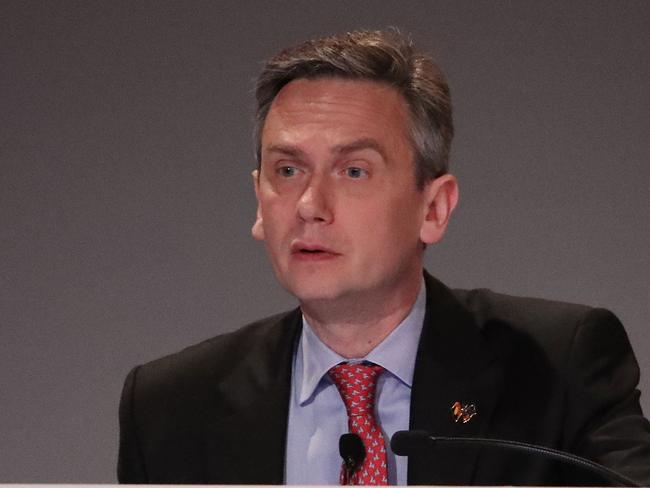 MELBOURNE, AUSTRALIA - MAY 02:  Jean-Sebastien Jacques,  CEO of Rio Tinto Group looks on during the 2018 Rio Tinto Annual General Meeting on May 2, 2018 in Melbourne, Australia. ASIC announced on Tuesday it had expanded its case against Rio Tinto and former chief executive Tom Albanese and former chief financial officer Guy Elliott. The corporate regulator launched proceedings against Rio Tinto in March, alleging its 2011 annual report contained misleading and deceptive statements about a Mozambique coal investment. ASIC is now making further allegations that Rio Tinto failed to take an impairment charge against the assets in 2012.  (Photo by Scott Barbour/Getty Images)