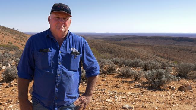 Flinders Pastoralist Jon Gill is concerned about plans for a radioactive waste storage site. Picture: Kim Mavromatis