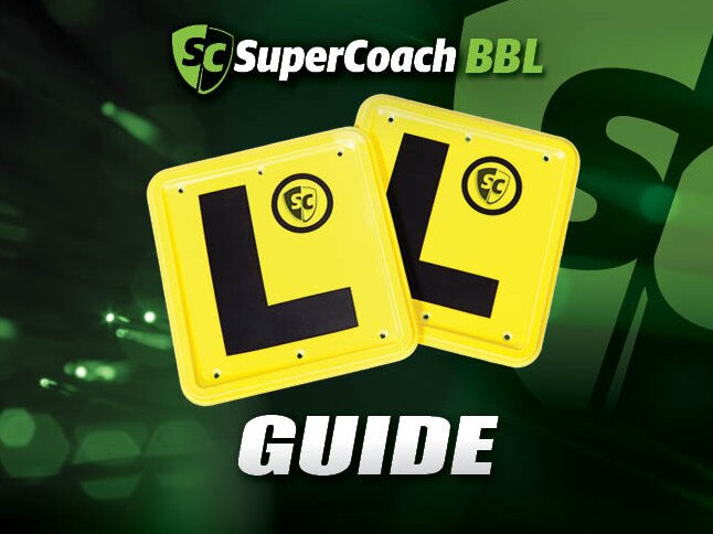 SuperCoach BBL ... and L-plate guide.