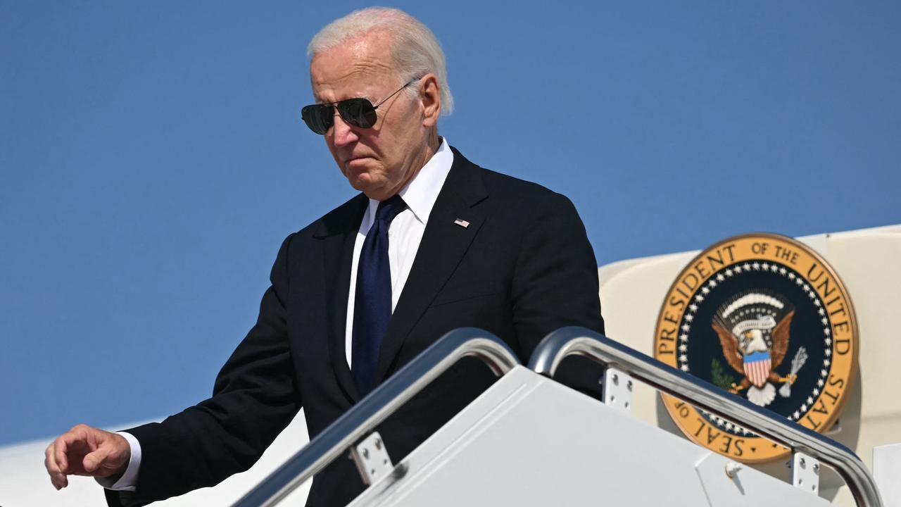 The perception that Biden’s second term hasn’t been strong on the economy is based on challenges Australia also faces, including inflation. Picture: Andrew Caballer-Reynolds/AFP