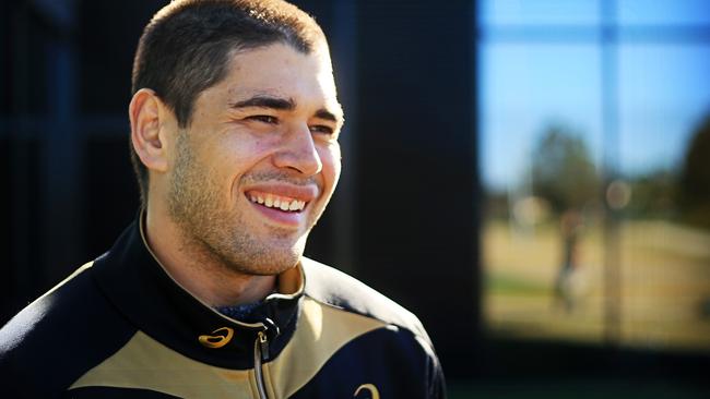 Chris Grevsmuhl at Penrith Panthers training at the Panthers Academy, Penrith. pic Mark Evans