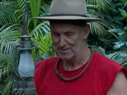 Peter Daicos is the latest star to have been ditched from the jungle. Picture from Ten.