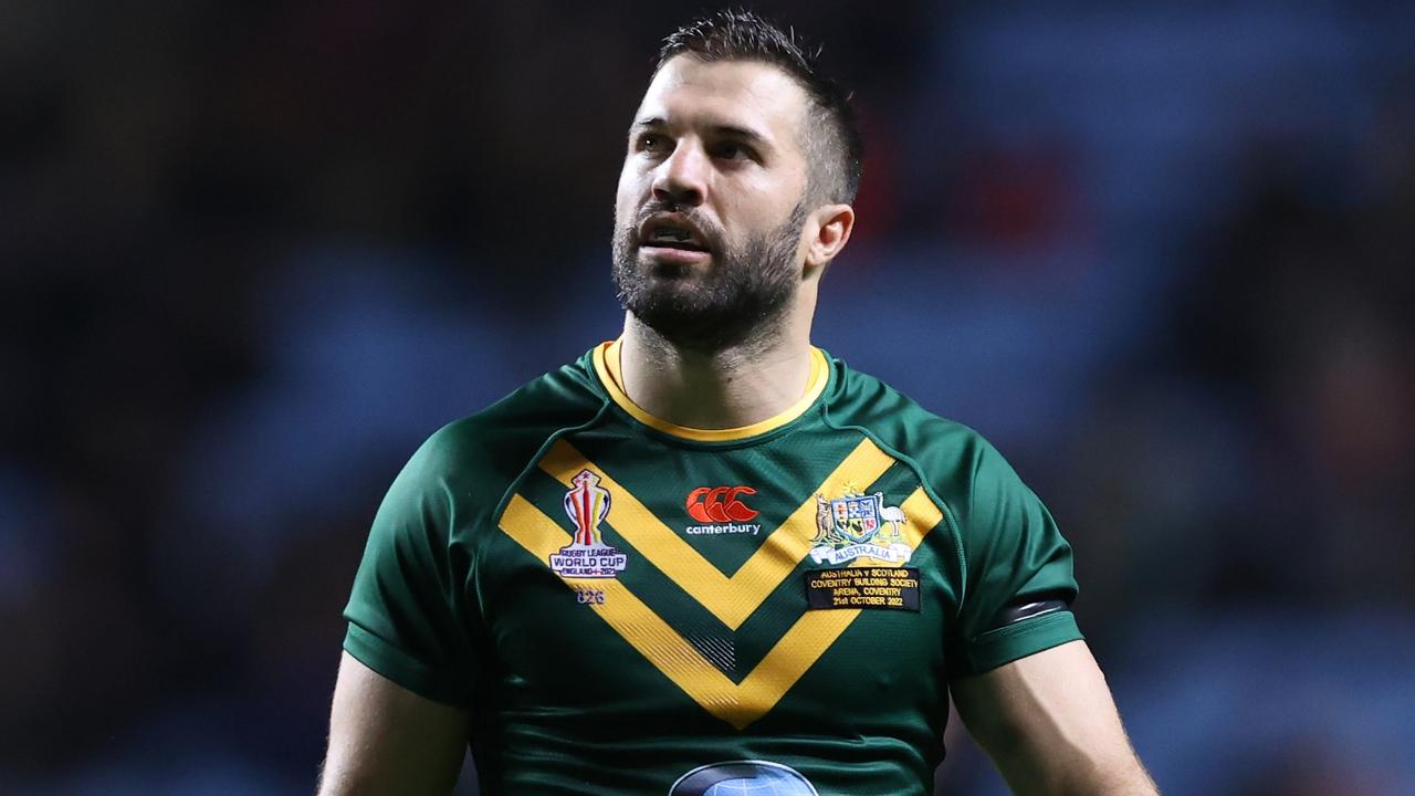 James Tedesco at the 2021 World Cup. Photo by Naomi Baker/Getty Images.