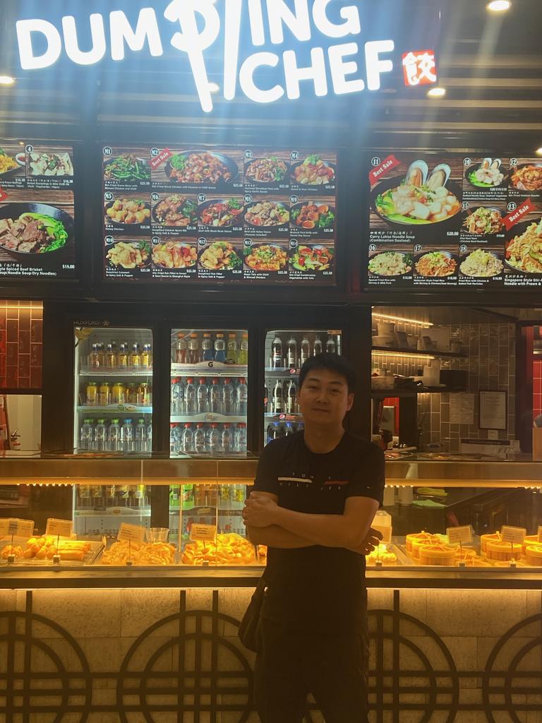 Eric Chen manages four food stores at Casuarina