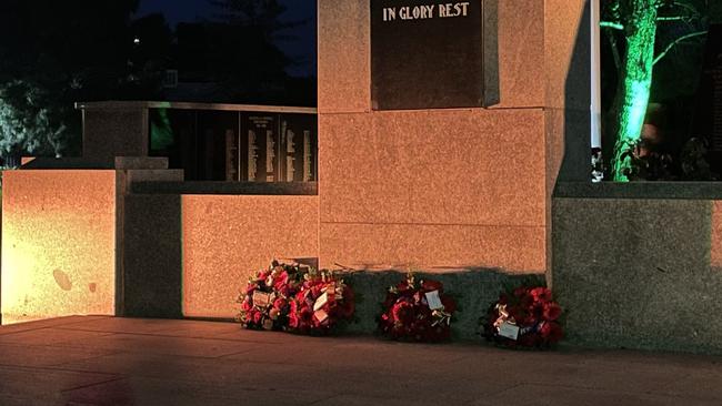 Wreaths were laid at the Dawn Service on Monday morning as Mildura commemorated Anzac Day.