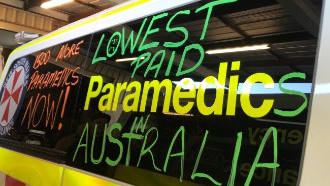 From now until May 18, hundreds of ambulance workers across the state will refuse to leave their allocated stations to fill roster gaps, after the union put a ban on "staff movements". Picture: APA NSW.