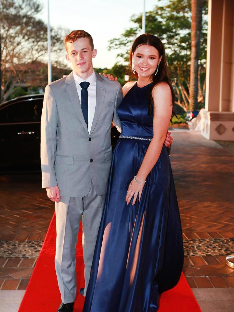 17th October 2020, Isaac Lovell, Elise Harris from Rivermount College attend their year 12 formal at Links hope Island Photo Paul Stevens SMP Images