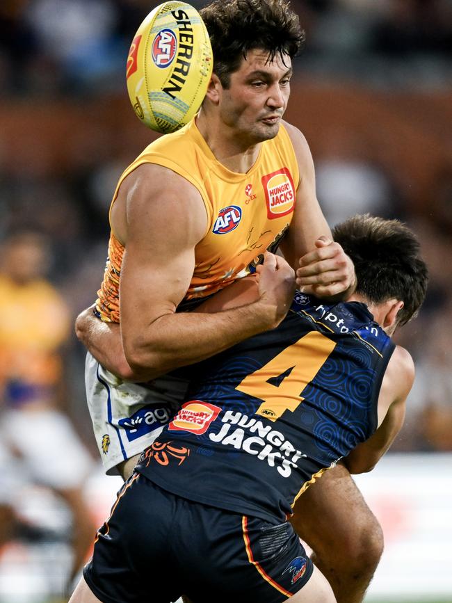 Standing tackles are becoming commonplace. (Photo by Mark Brake/Getty Images)