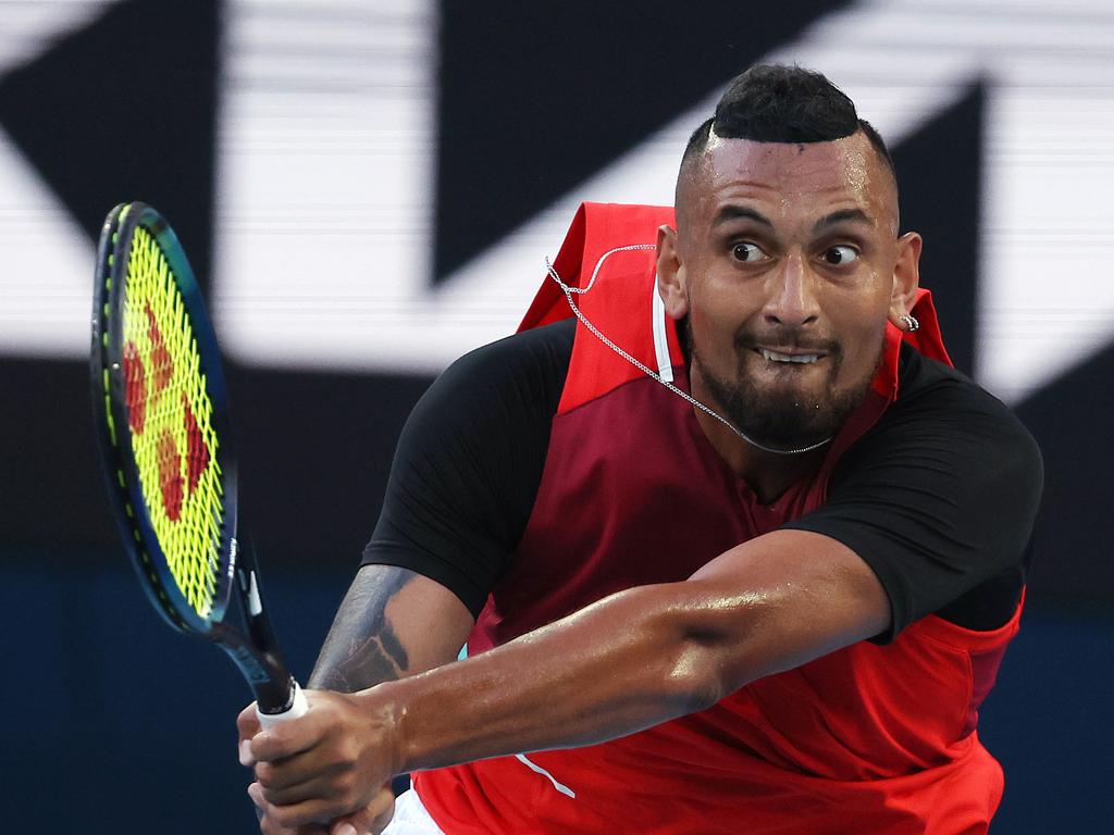 Kyrgios has not been afraid to speak up about his mental battles on and off the court. Picture: Michael Klein.