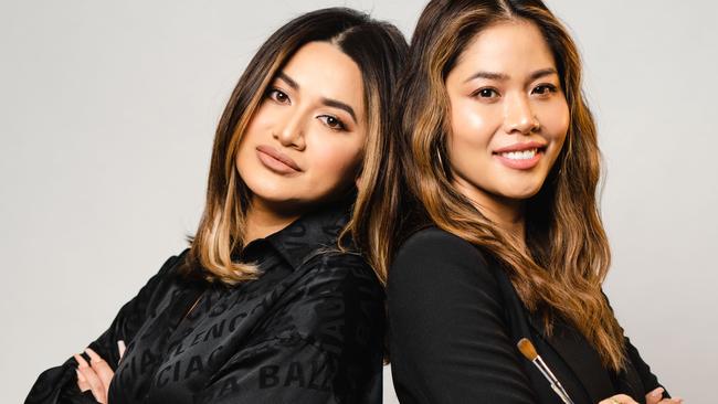 Jade Pham and her sister Cassie started CJ Artistry back in 2014. Picture: Supplied