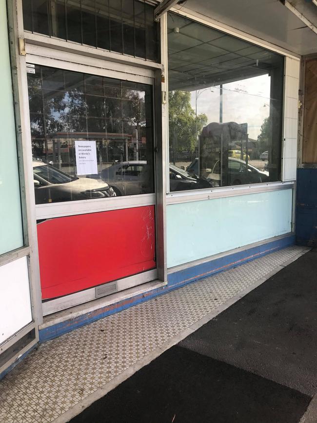 Another empty shop in Mitcham.