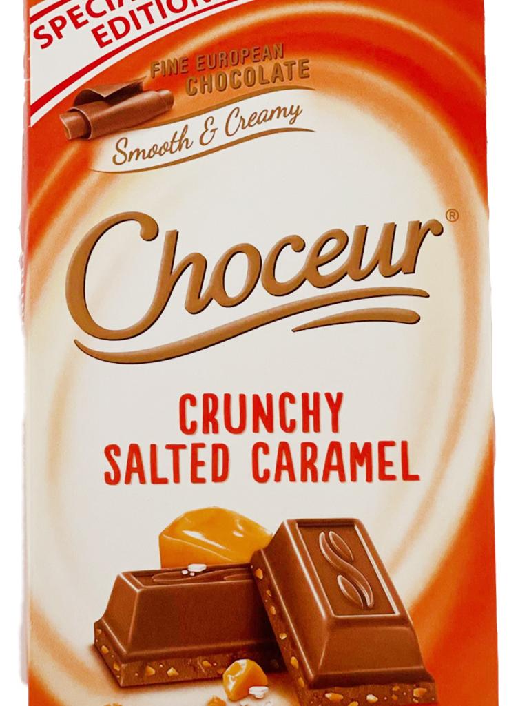 The crunchy salted caramel flavour.