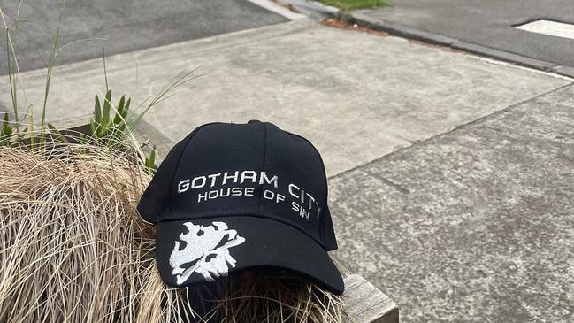 A discarded Gotham City hat, a site that's not uncommon in a certain part of Melbourne.