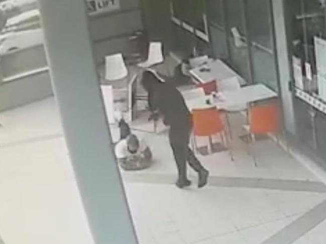 CCTV video of the shooting.