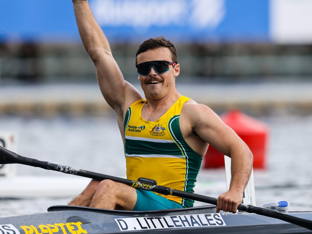 Dylan Littlehales is going for gold in Paris. Picture: Paddle Australia