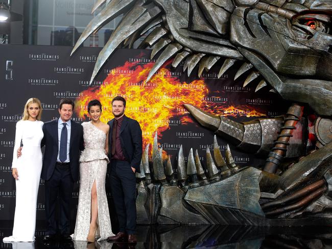 Billion-dollar man ... Wahlberg starred in the highest-grossing film of last year, Transformers 4.