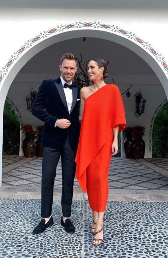 Louise Roe and her date husband Mackenzie Hunkin. Picture: Instagram