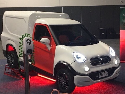 The ACE Cargo electric vehicle being produced by ACE EV. Vehicle to be manufactured at Aldom Motor Body Builders, Wingfield, Adelaide, South Australia. May 2019. Picture: ACE EV