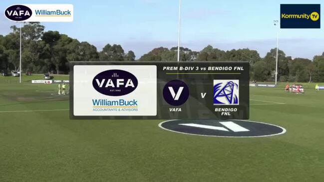 Replay: BIG V Premier B-Division 3 Men’s vs Bendigo Football League—VAFA Representative Showcase