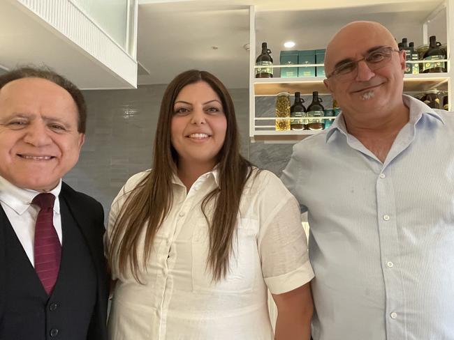 John Maait, Chantelle Maroun and Bassam Hadaya.