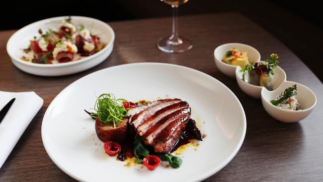 The tea-smoked duck is the go-to dish at Wa Kenbo. Picture: Rebecca Michael