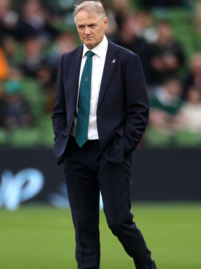 Rugby Australia want to extend Joe Schmidt’s contract. Picture: David Rogers/Getty Images