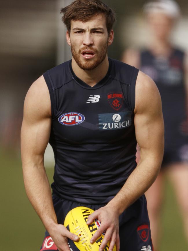 Jack Viney at Melbourne training.