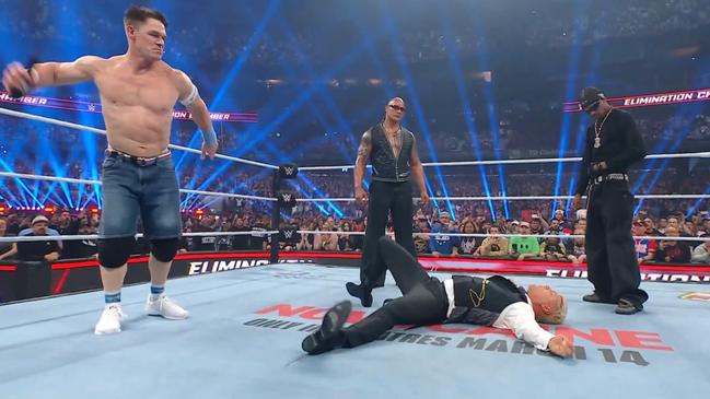 John Cena turned on Cody Rhodes. Photo: X