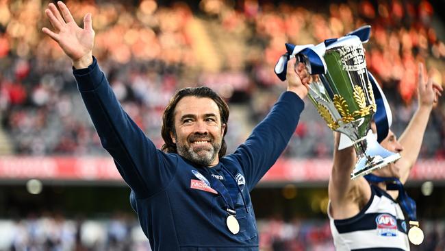 Chris Scott on grand final day. Picture: Getty Images