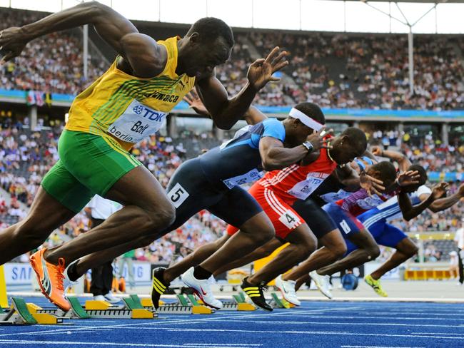 Bolt topped his own world records yet again at the 2009 IAAF World Athletics Championship in Berlin, where he kept up his winning streak and took home three gold medals. With seemingly impossible times of 9.58 seconds for the 100m and 19.19 seconds for the 200m, Bolt became the fastest man alive. Picture: AFP