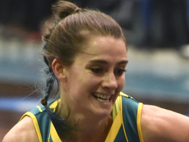 31.07.2015 Pic: Ian Wilson Womens Basketball Australia Opals V Japan at Ballarat Japan won by one point Aus Tessa Lavery