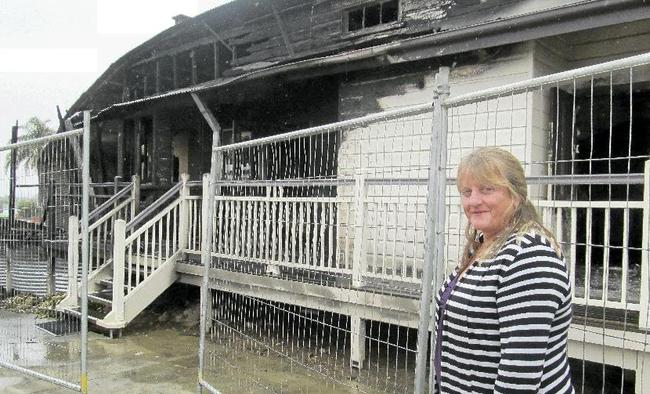 Anne Sallaway was a receptionist for both doctors who lived and worked at 30 Lady Mary Tce during the years before the building was purchased and restored by the Department of Communities. . Picture: Lee Gailer