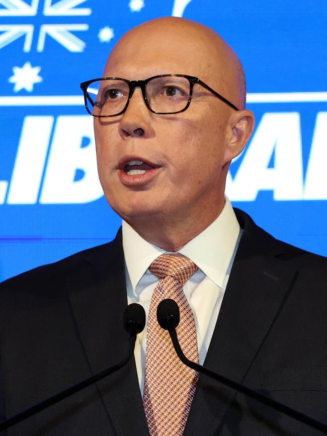 Former opposition leader Peter Dutton. Picture: Adam Head/NewsWire