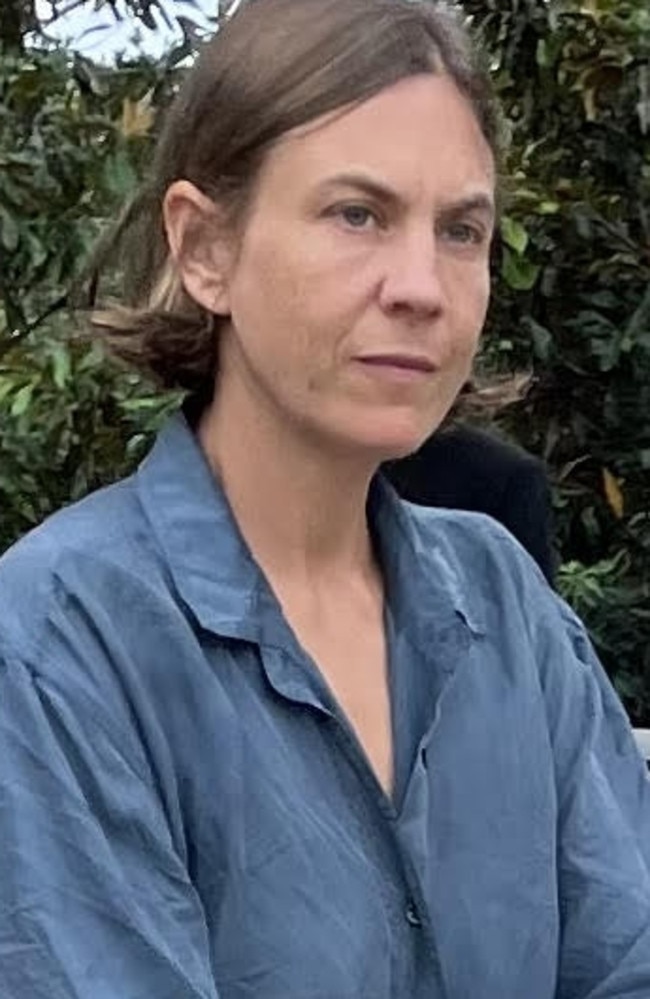 Christina Meyer, charged with manslaughter, leaves Coffs Harbour court on May 13 2025.