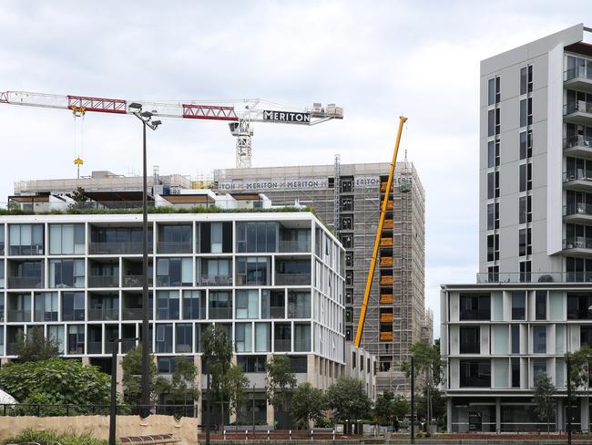 SYDNEY, AUSTRALIA - NewsWire Photos MARCH 29 2023 - A general view of Meriton Apartments in Green Square in Sydney. One of Australia's biggest property giants has been hit by cyber-criminals who may have made off with highly sensitive personal data including birth certificates and bank details, as well as information about salaries and disciplinary proceedings. Picture: NCA Newswire / Gaye Gerard