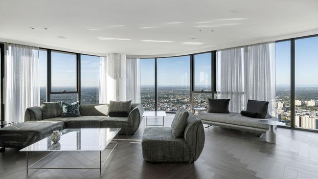 A sub-penthouse at Sapphire by the Gardens.