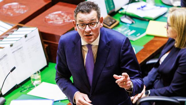 Daniel Andrews says ‘the government does behave appropriately. There are no findings to the contrary’. Picture Aaron Francis