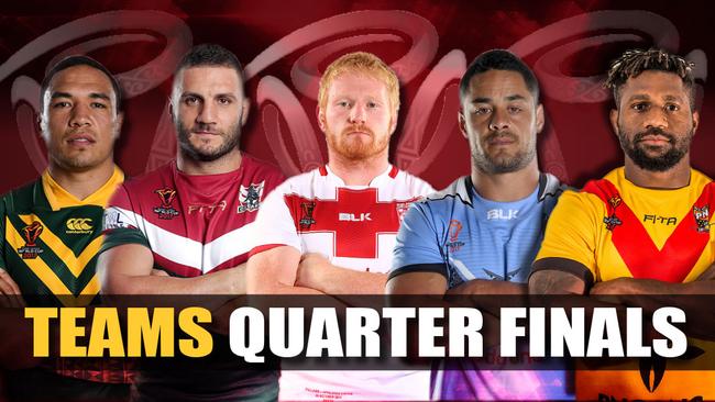 The Rugby League World Cup action heats up for the quarter-finals.