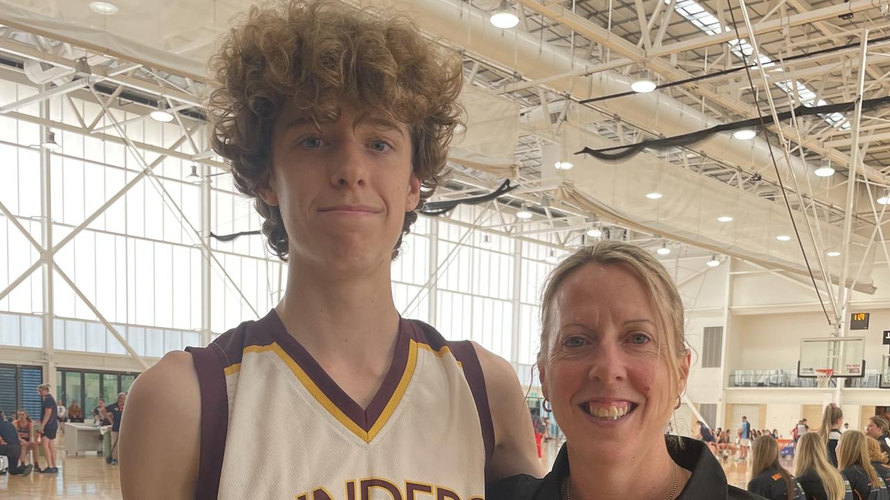 Spencer Mitchell with mum Kerryn at the ABSC. Picture: Supplied