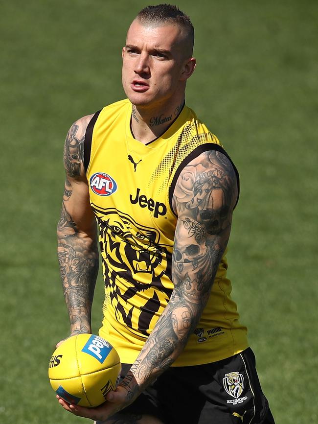 Dustin Martin is primed to bounce back from a slightly disappointing 2018.