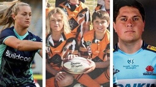 Bella McKenzie and Archer Holz have reunited at the Waratahs