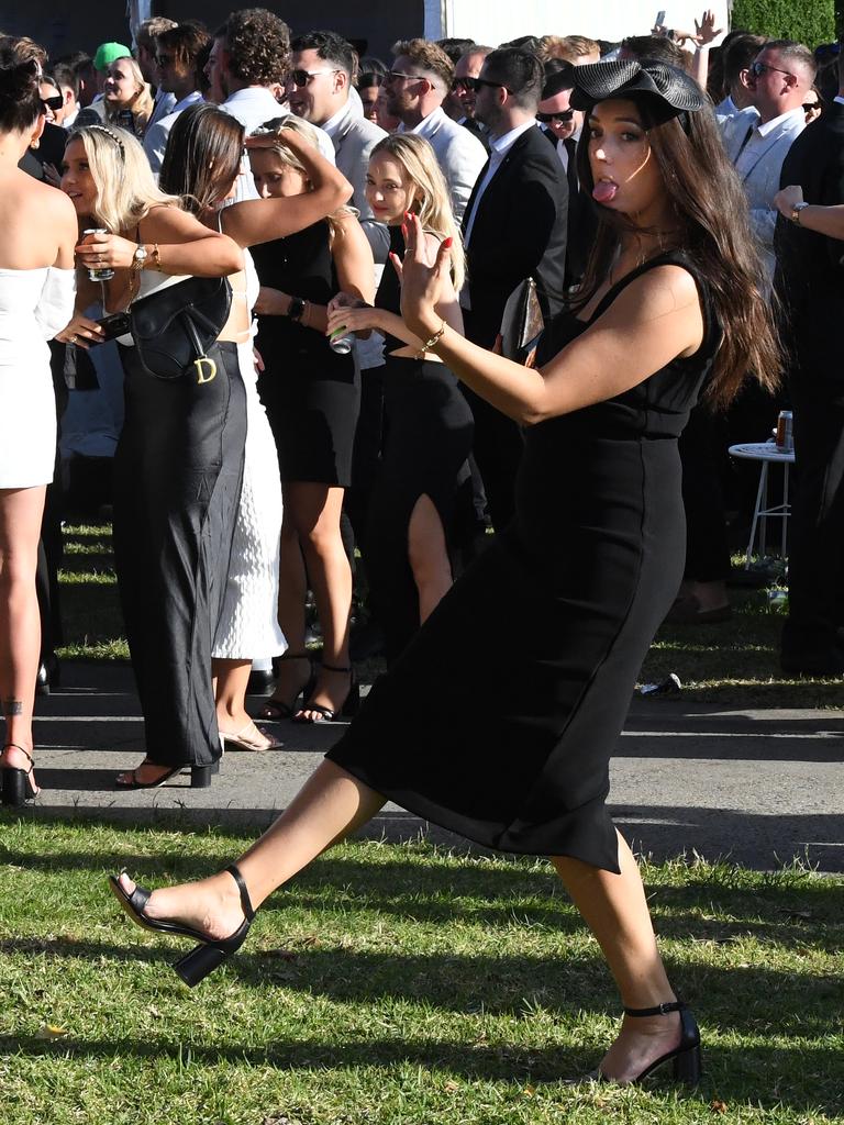 Grass and heels don’t mix. Photo: Supplied