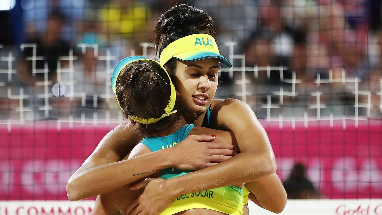 Bola voli pantai putri Australia memenangkan pertandingan perebutan medali emas