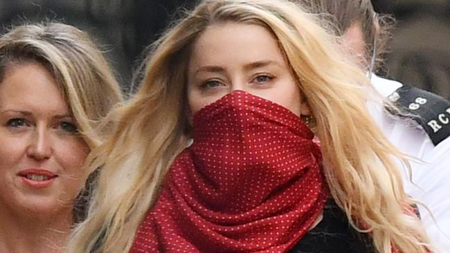 US actress Amber Heard says she was the victim of repeated attacks. Picture: Justin Tallis/AFP